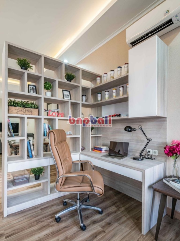 interior ruang kerja, desain interior minimalis modern
