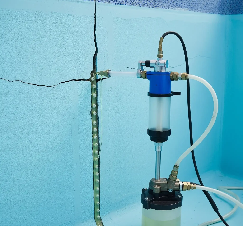 Epoxy Injection metode modern untuk perbaikan kolam renang bocor