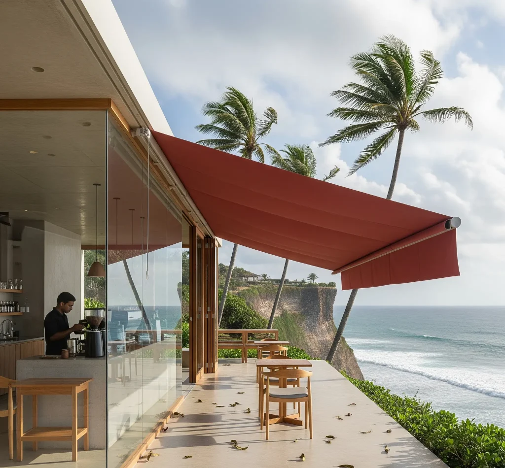 kanopi kain tradisoinal kafe niskala